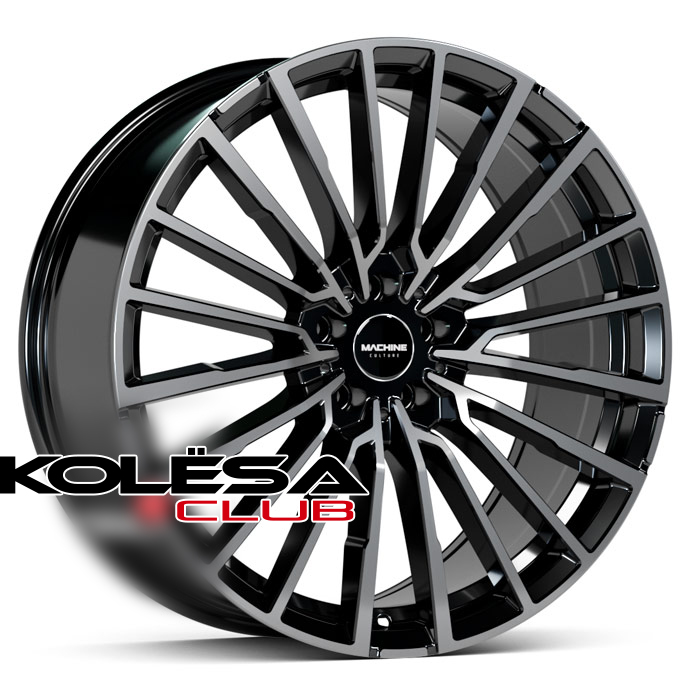 2W Wheels 122 8,5j-20 5*108 ET30 d73,1 Black Machined Coating (BPC)