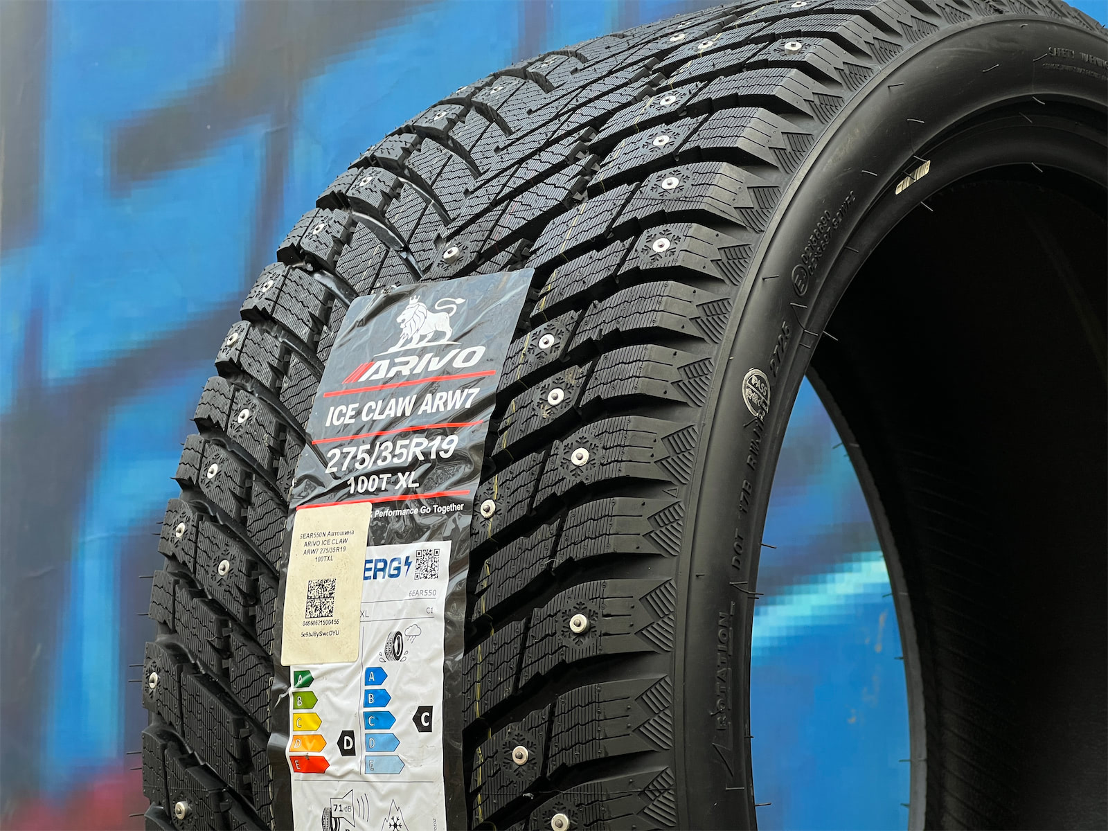 Комплект (4 шт) Arivo Ice Claw ARW7 275/35 R19 100T