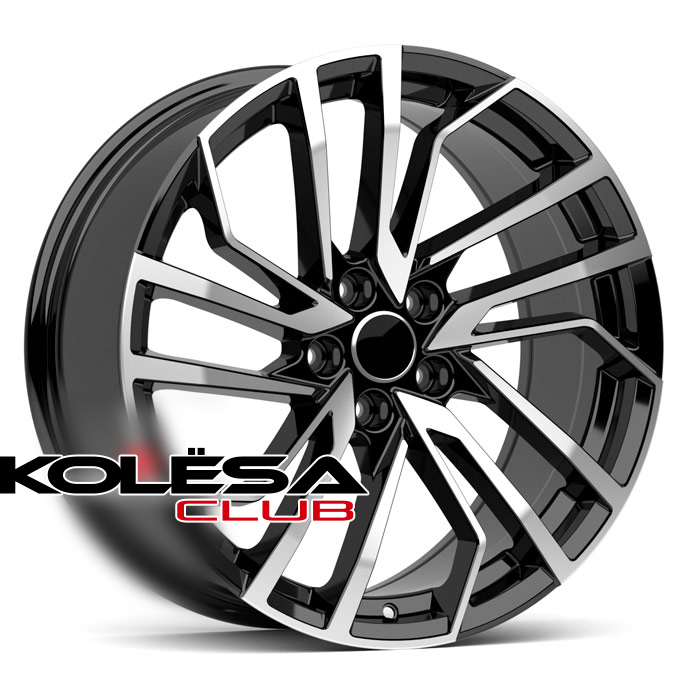 2W Wheels 346 8,5j-19 5*112 ET30 d66,6 Black Machined (BP)