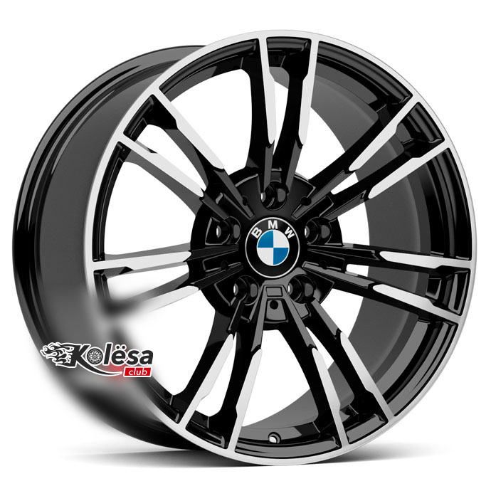 2W Wheels 706 8,5j-19 5*120 ET30 d72,6 Black Machined (BP)