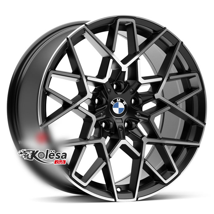 2W Wheels 813 9j-19 5*112 ET40 d66,6 Black Machined Coating (BPC)