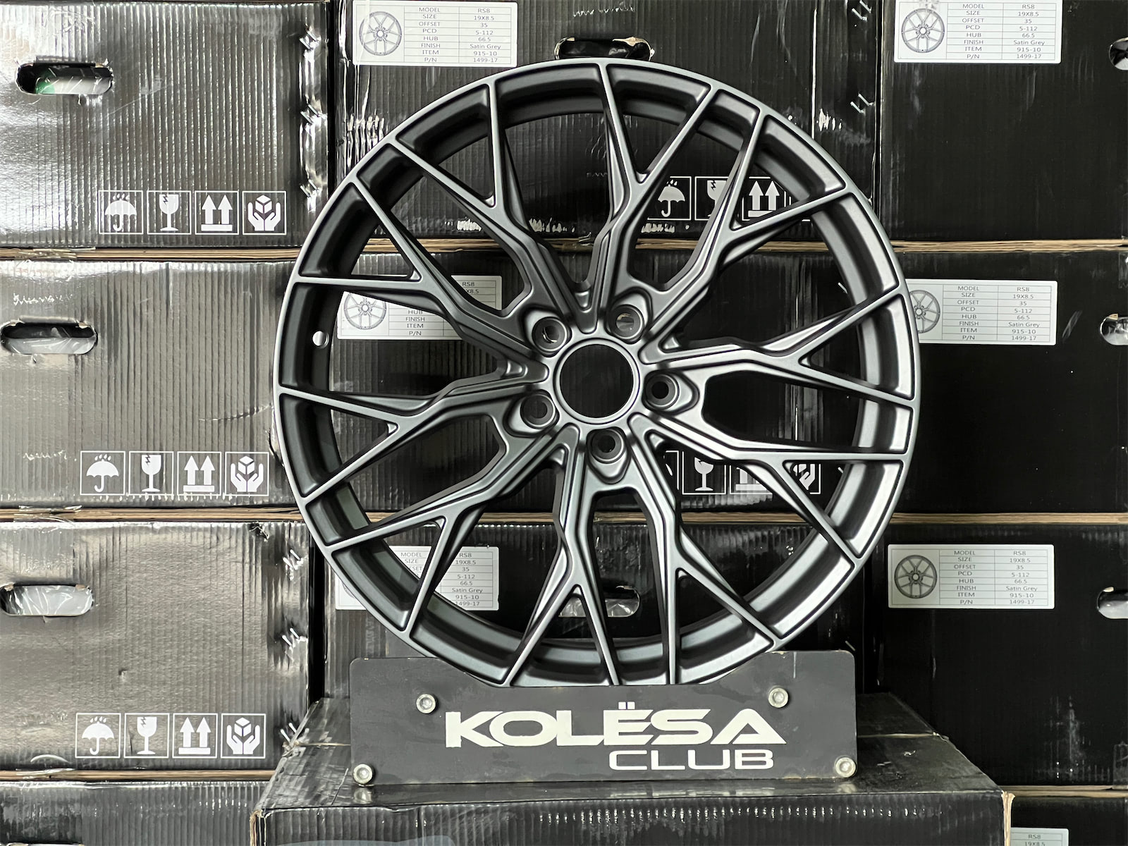 Комплект (4 шт) KC Wheels ZP7 8,5j-19 5*108 ET35 d73,1 MGM