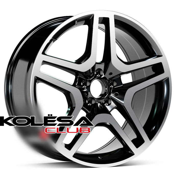 2W Wheels 274 9,5j-20 5*130 ET45 d84,1 Black Machined (BP)