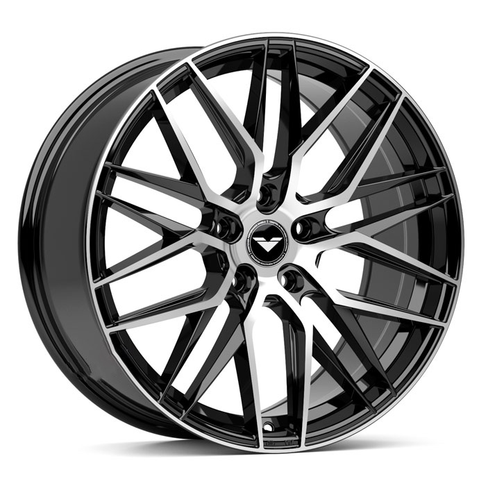 2W Wheels 510 VRST 8,5j-20 5*112 ET35 d66,6 Black Machined (BP)