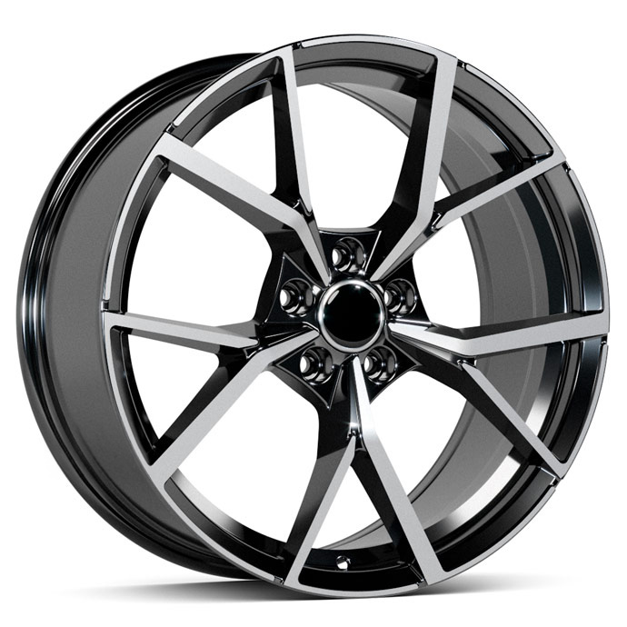 2W Wheels 355 8j-19 5*112 ET38 d57,1 Black Machined (BP)