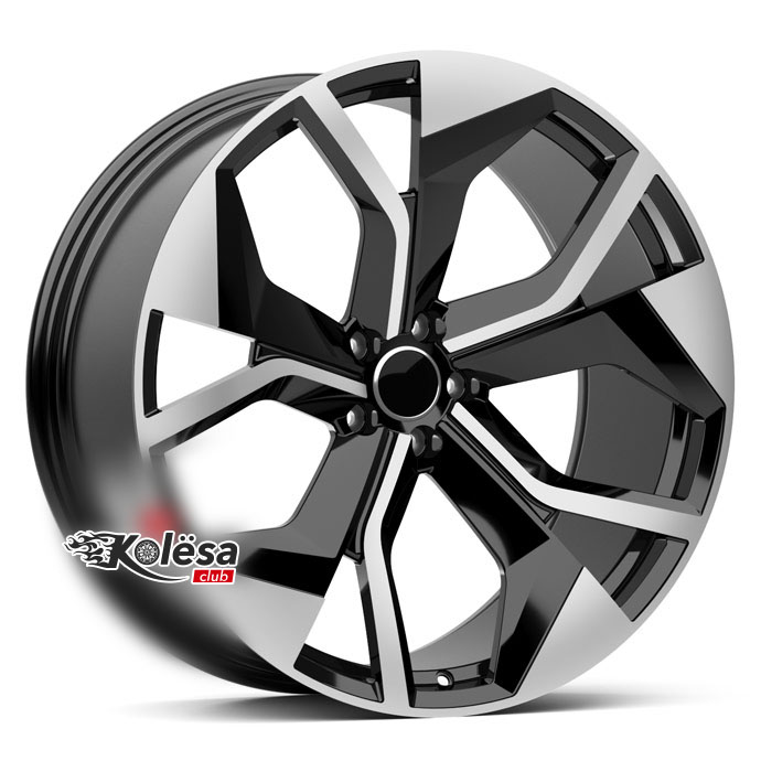 2W Wheels 340 9,5j-21 5*112 ET30 d66,6 Black Machined (BP)