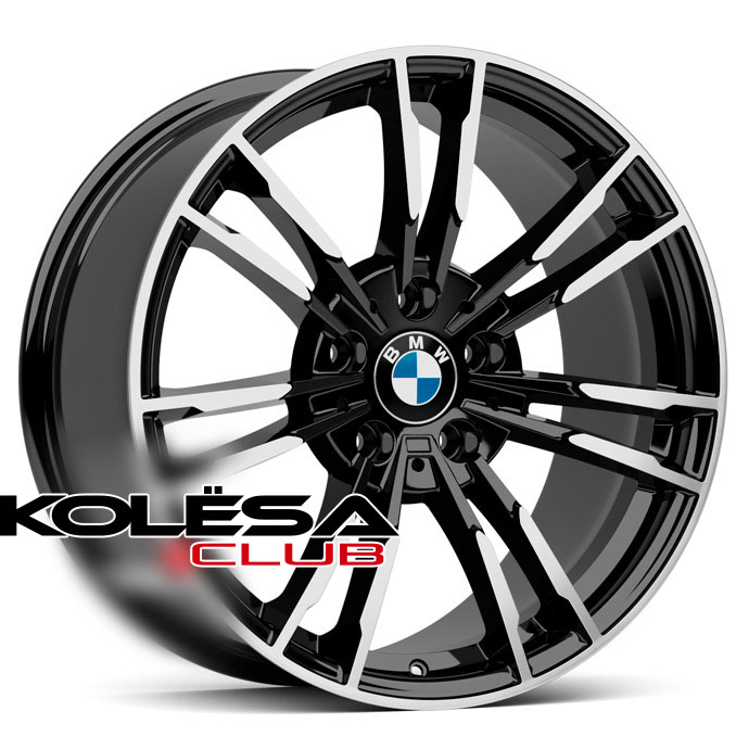 2W Wheels 706 8,5j-19 5*120 ET30 d72,6 Black Machined (BP)