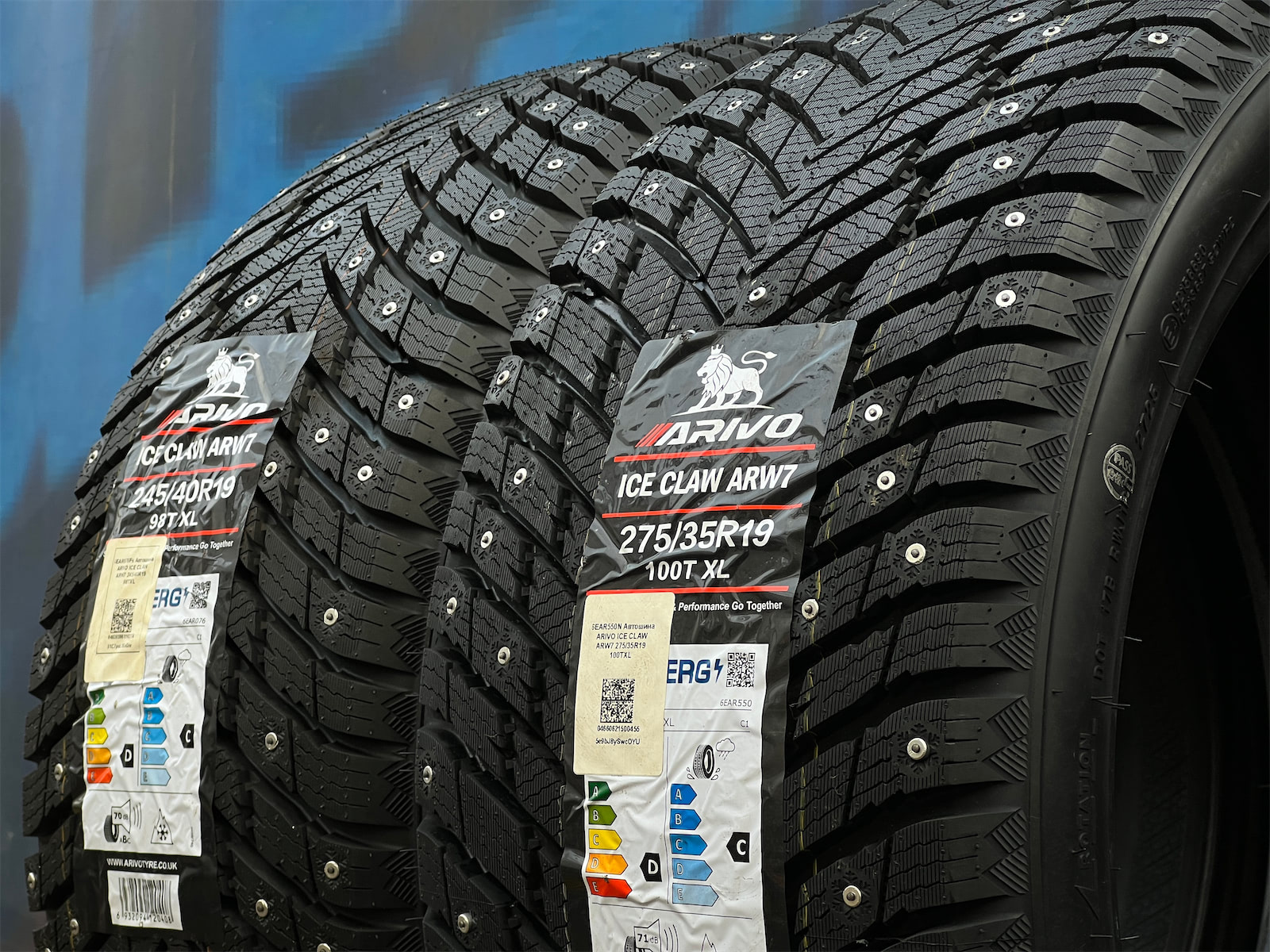 Комплект разноширокий Arivo Ice Claw ARW7 275/35 R19 и 245/40 R19