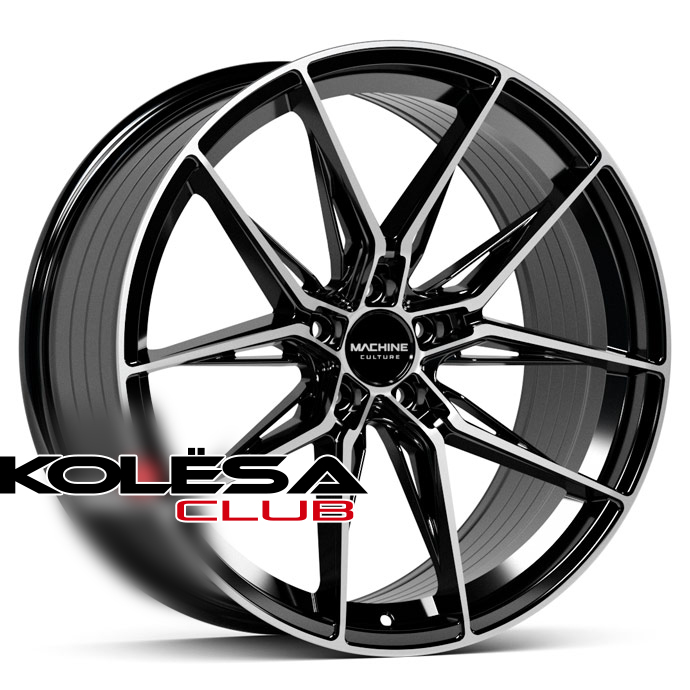 2W Wheels HFT 525 9j-20 5*108 ET35 d73,1 Black Machined Coating (BPC)