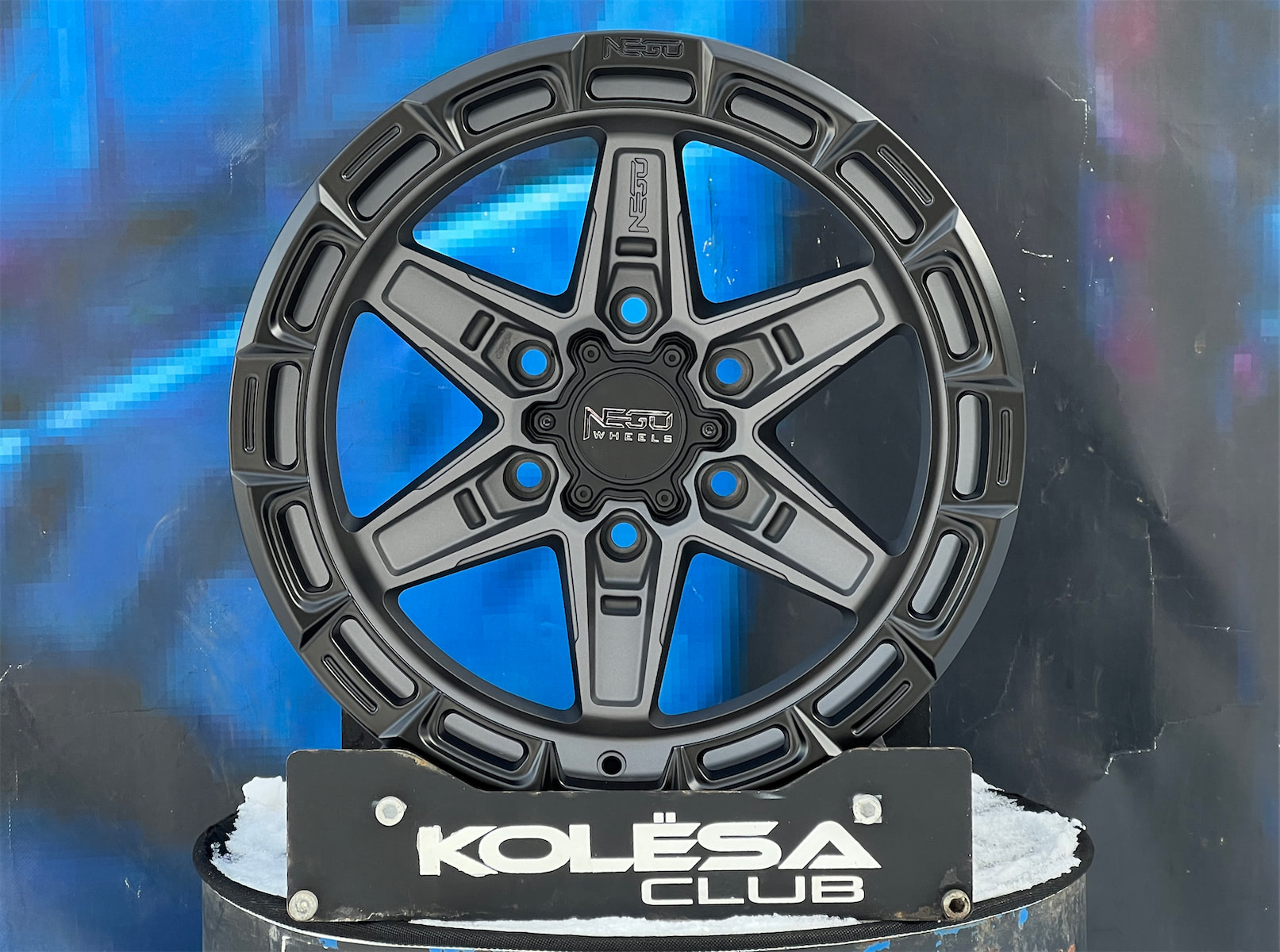 Комплект (4 шт) Negu N11 8,5j-17 6*139,7 ET0 d100,1 MGM+MBL