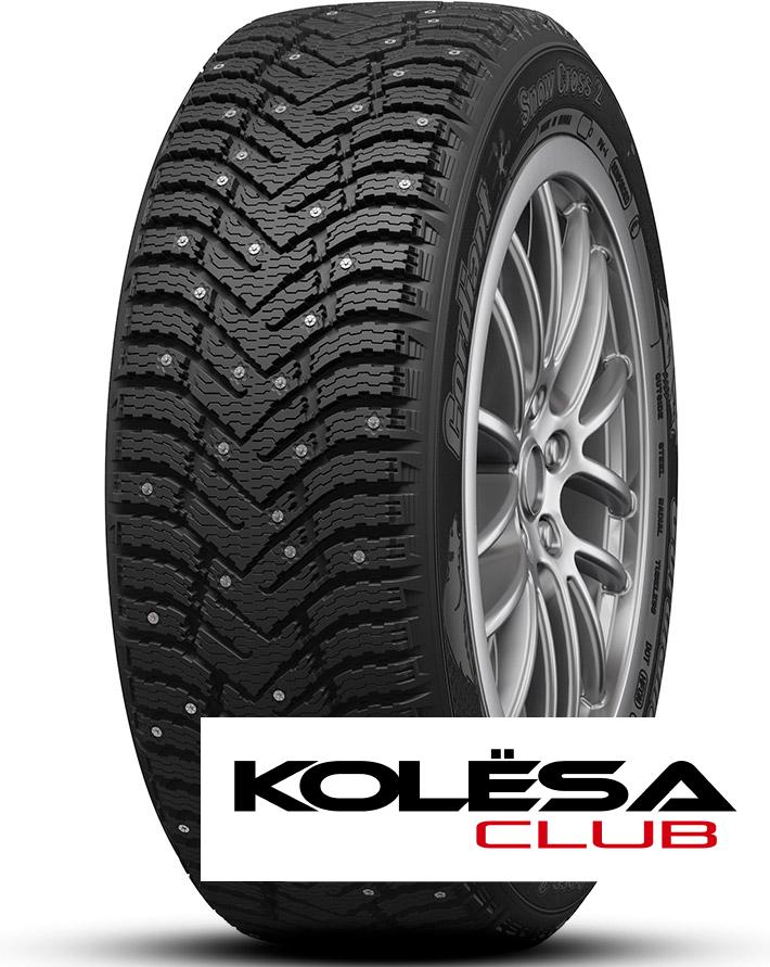 Cordiant 225/60 r17 Snow Cross 2 SUV 103T Шипы