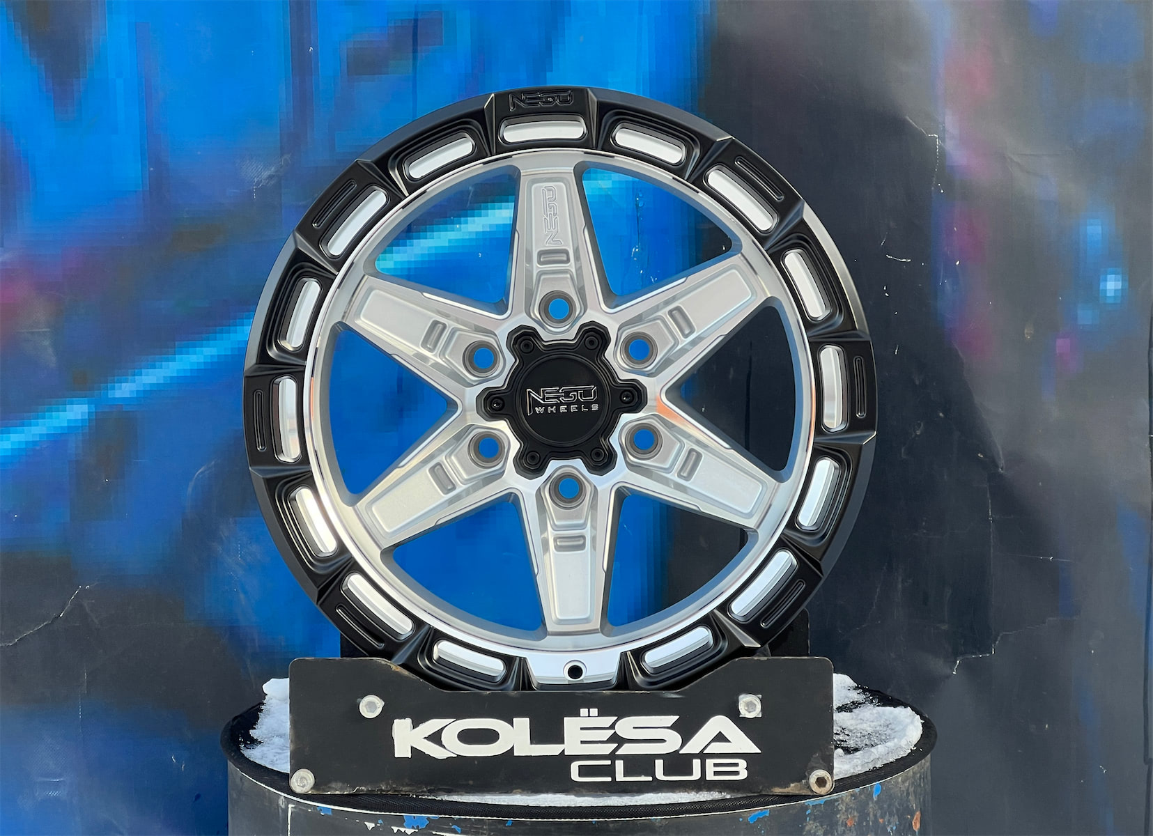 Комплект (4 шт) Negu N11 8,5j-17 6*139,7 ET0 d100,1 SMF+MBL