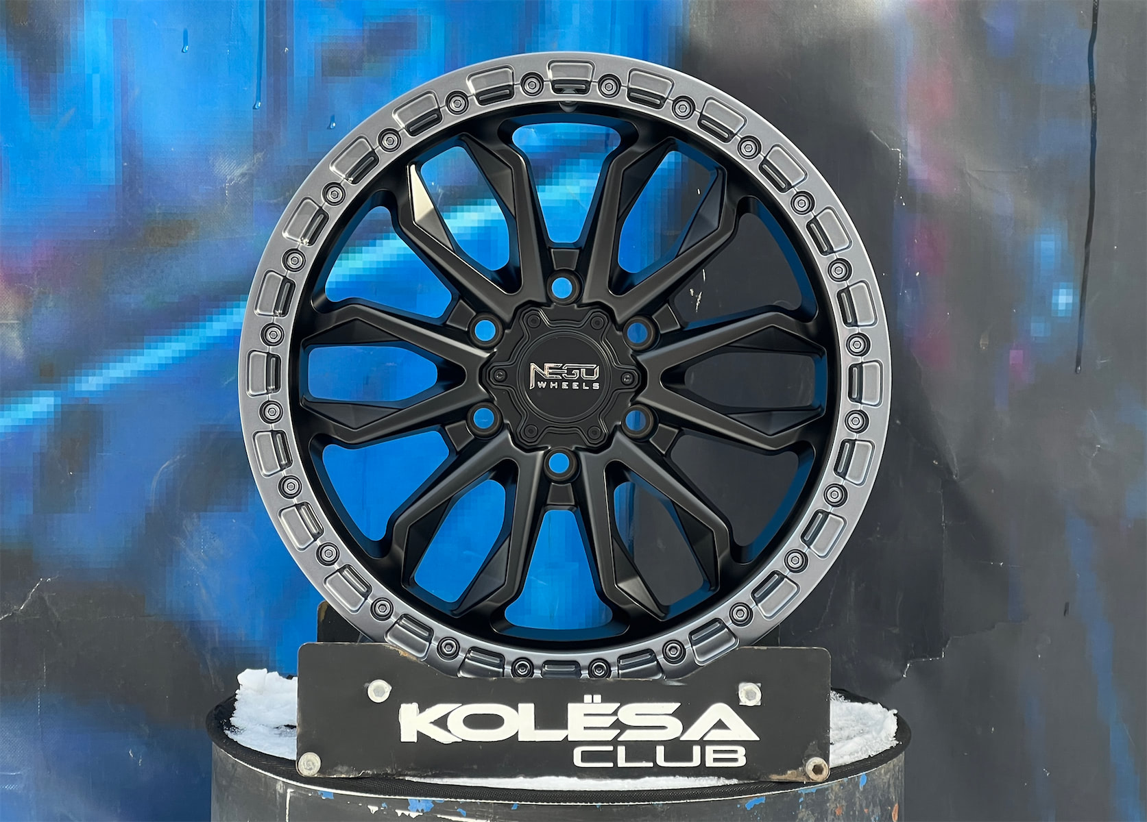 Комплект (4 шт) Negu N09 8,5j-17 6*139,7 ET0 d100,1 MB+MGL