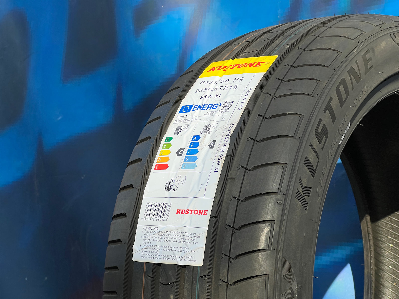 Комплект (4 шт) Kustone Passion P9 225/45 R18 95W