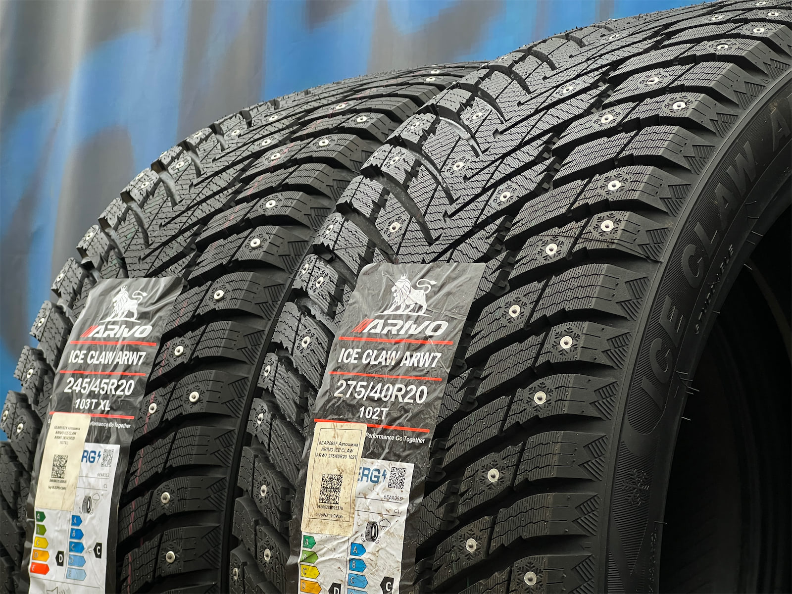 Комплект разноширокий Arivo Ice Claw ARW7 275/40 R20 и 245/45 R20