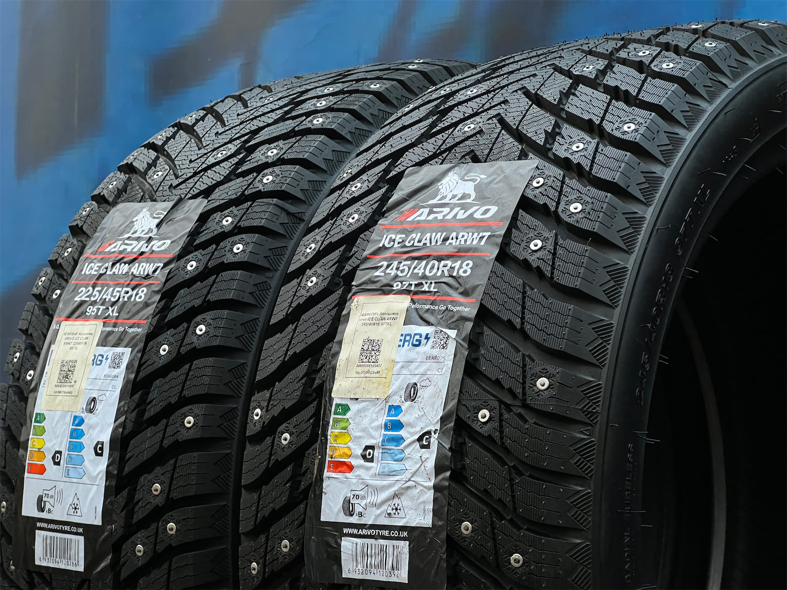 Комплект разноширокий Arivo Ice Claw ARW7 245/40 R18 и 225/45 R18