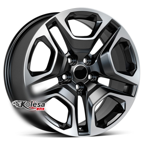 2W Wheels 314 7,5j-17 5*114,3 ET35 d60,1 Matt Black Machined (MBP)