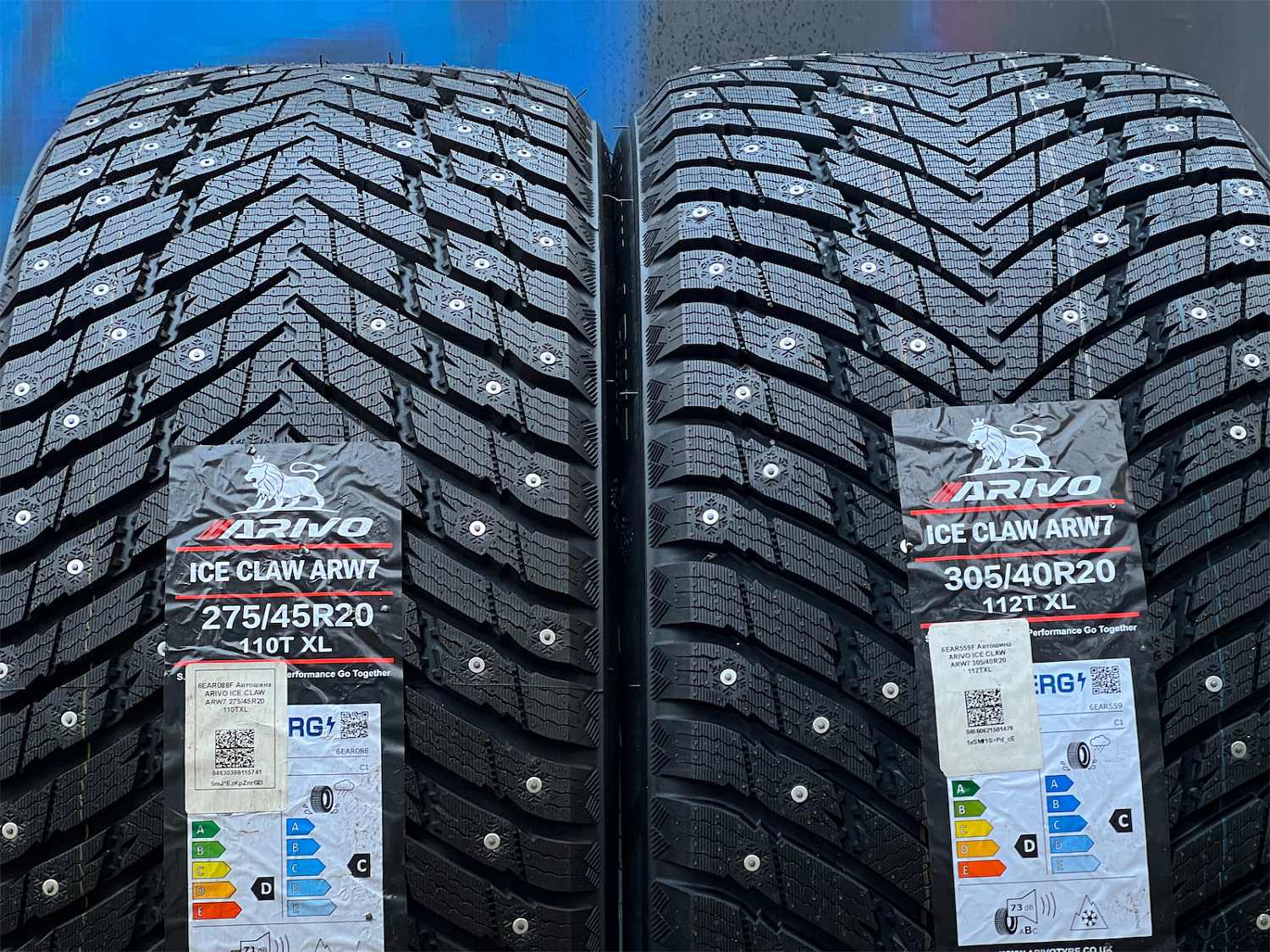 Комплект разноширокий Arivo Ice Claw ARW7 275/45 R20 и 305/40 R20