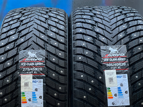 Комплект разноширокий Arivo Ice Claw ARW7 275/45 R20 и 305/40 R20