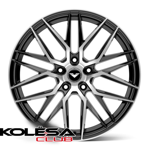 2W Wheels 510 VRST 8,5j-20 5*114,3 ET35 d67,1 Black Machined (BP)