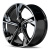 2W Wheels 350 7,5j-17 5*114,3 ET35 d67,1 Black Machined (BP)