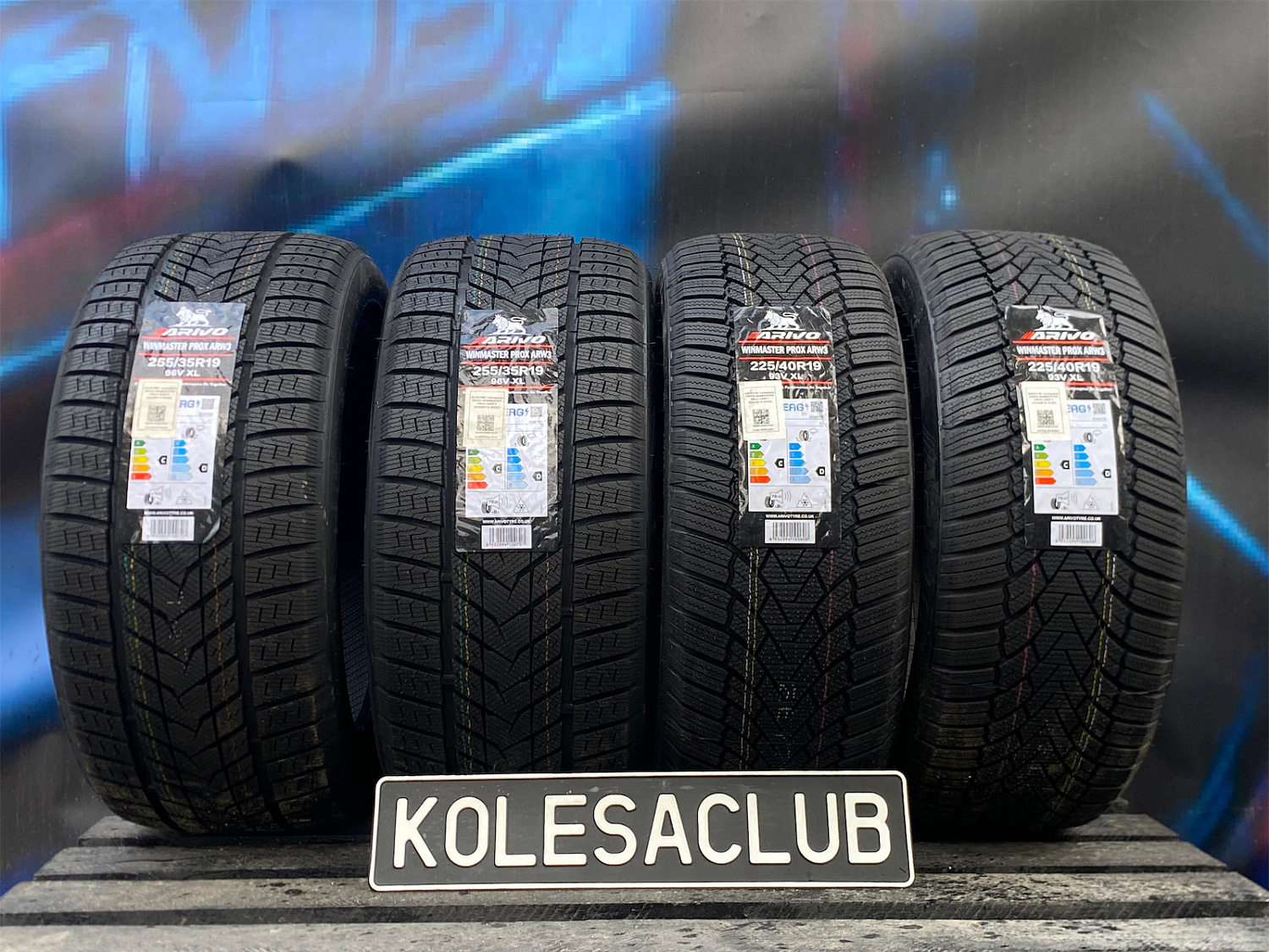 Комплект разноширокий Arivo Winmaster ProX ARW3 225/40 R19 и 255/35 R19