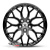 2W Wheels 611 HFT 7,5j-17 5*100 ET38 d57,1 Black (FB)