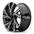 2W Wheels 360 7,5j-17 5*100 ET38 d57,1 Black Machined (BP)