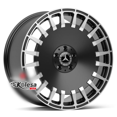 2W Wheels FF 251 9,5j-19 5*112 ET45 d66,6 Matt Black Machined (MBP)