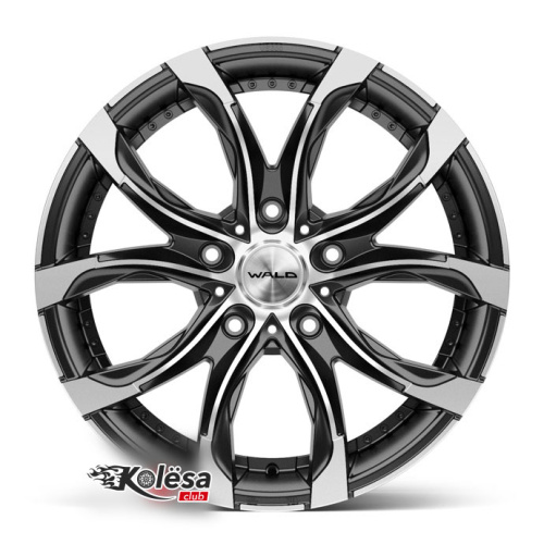2W Wheels 600 WALD 10j-20 5*150 ET45 d110,5 Matt Black Machined (MBP)