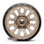2W Wheels HX 991 FF 9,5j-18 6*139,7 d106,1 Bronze Black Lip (MZB)