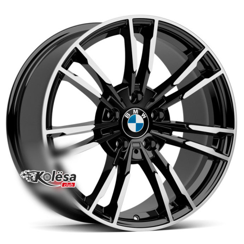 2W Wheels 706 8,5j-19 5*120 ET30 d72,6 Black Machined (BP)