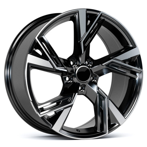 2W Wheels 343 8,5j-19 5*112 ET30 d66,6 Black Machined (BP)