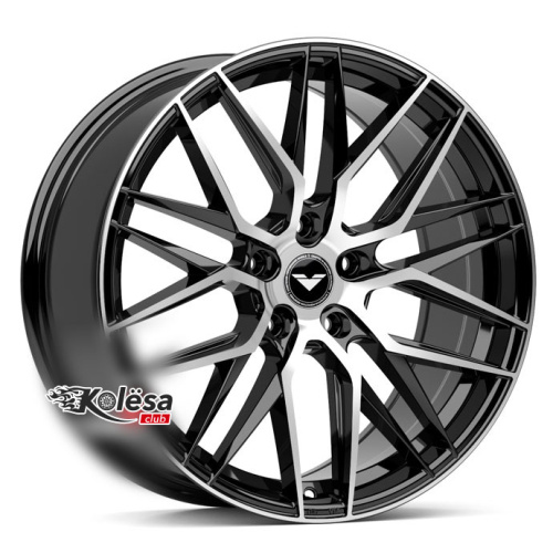 2W Wheels 510 VRST 8j-18 5*114,3 ET40 d67,1 Black Machined (BP)