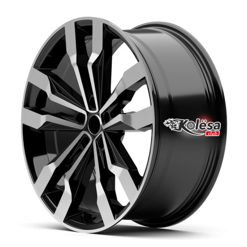 2W Wheels 351 9,5j-21 5*112 ET30 d66,6 Black Machined (BP)