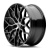 2W Wheels 611 HFT 7,5j-17 5*108 ET38 d63,4 Black Machined (BP)