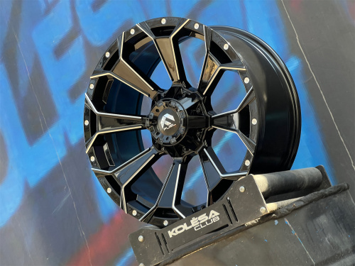 Комплект (4 шт) Fuel Design Assault 9j-20 6*139,7 ET18 d110,1 B+M