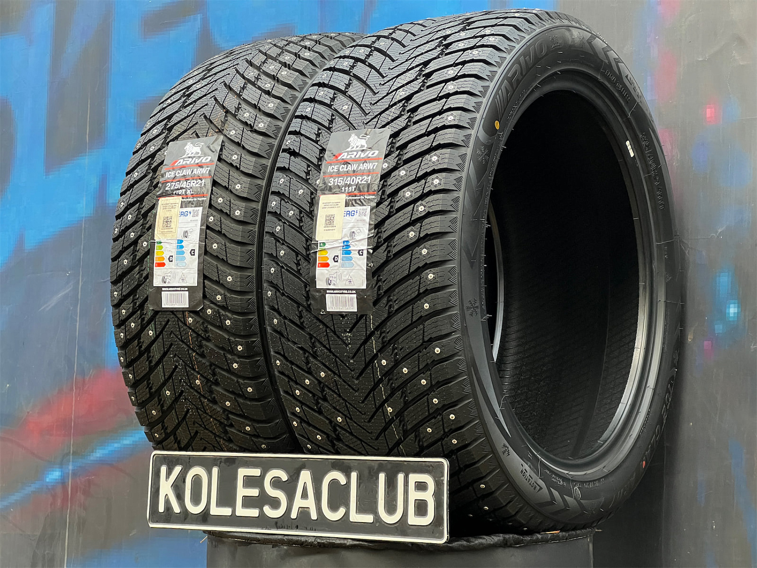 Комплект разноширокий Arivo Ice Claw ARW7 275/45 R21 и 315/40 R21