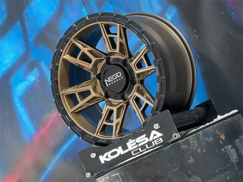 Комплект (4 шт) Negu N10 8,5j-17 6*139,7 ET0 d100,1 MBr+MBL