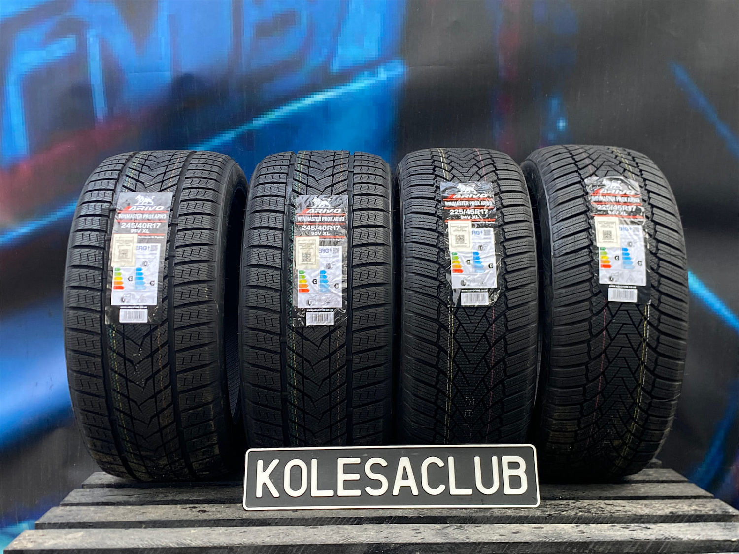 Комплект разноширокий Arivo Winmaster ProX ARW3 245/40 R17 и 225/45 R17