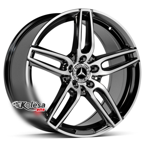 2W Wheels 264 8j-19 5*112 ET45 d66,6 Black Machined (BP)