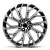 2W Wheels 349 8,5j-19 5*112 ET30 d66,6 Black Machined (BP)
