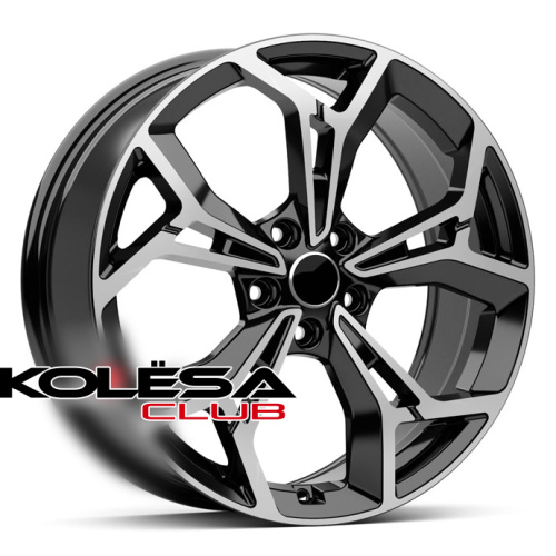 2W Wheels 452 7,5j-19 5*114,3 ET50 d67,1 Black Machined (BP)
