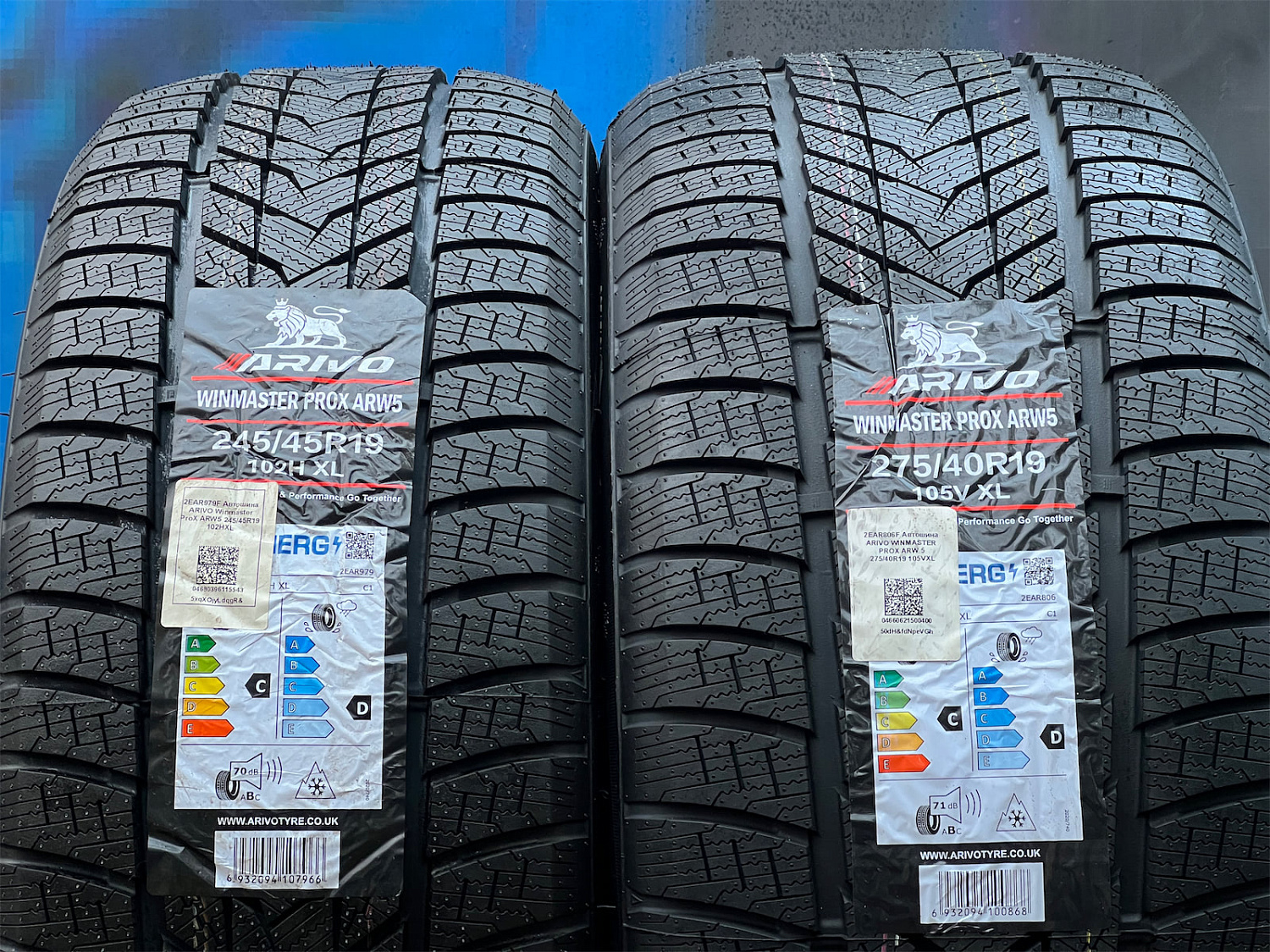 Комплект разноширокий Arivo Winmaster ProX ARW5 245/45 R19 и 275/40 R19
