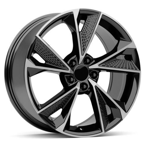 2W Wheels 347 9j-20 5*112 ET30 d66,6 Black Machined (BP)