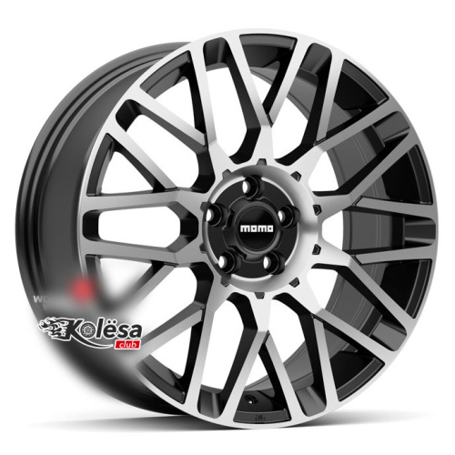 2W Wheels 540 HFT 7,5j-17 5*100 ET40 d57,1 Matt Black Machined (MBP)