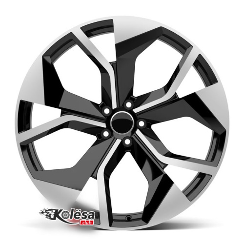 2W Wheels 340 10j-22 5*112 ET20 d66,6 Black Machined (BP)