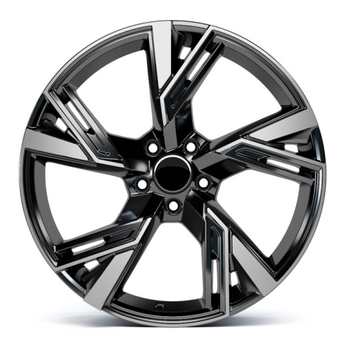 2W Wheels 343 8,5j-19 5*112 ET30 d66,6 Black Machined (BP)