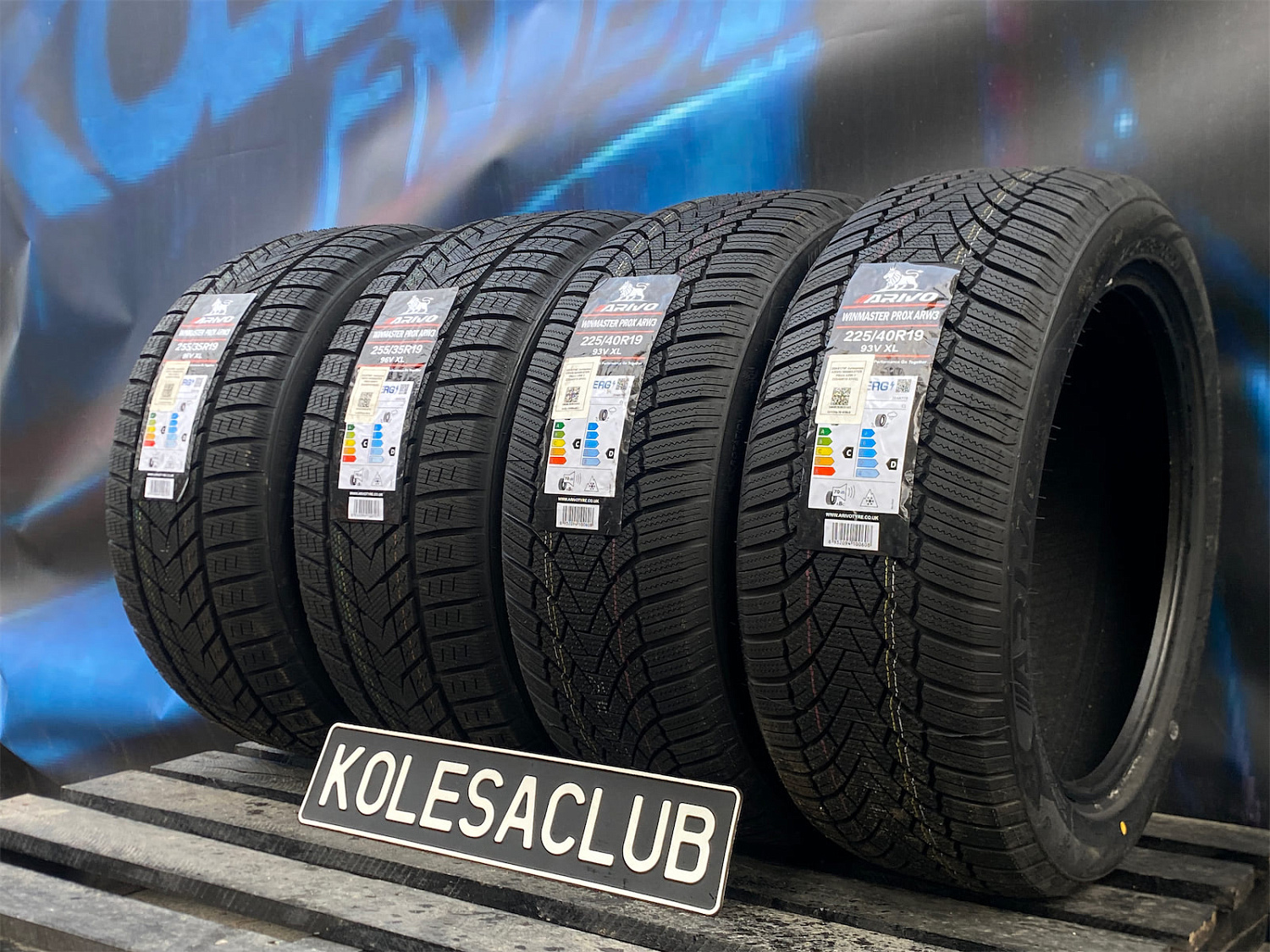 Комплект разноширокий Arivo Winmaster ProX ARW3 225/40 R19 и 255/35 R19