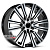 2W Wheels 316 8,5j-20 6*139,7 ET45 d95,1 Black Machined (BP)